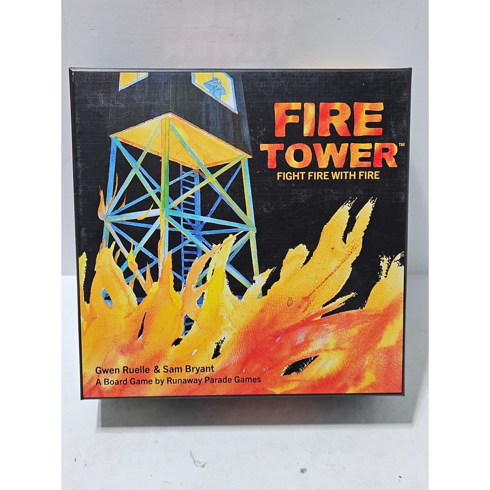 Fire Tower Board Game Runaway Parade Games Strategy Competitive Pattern Building